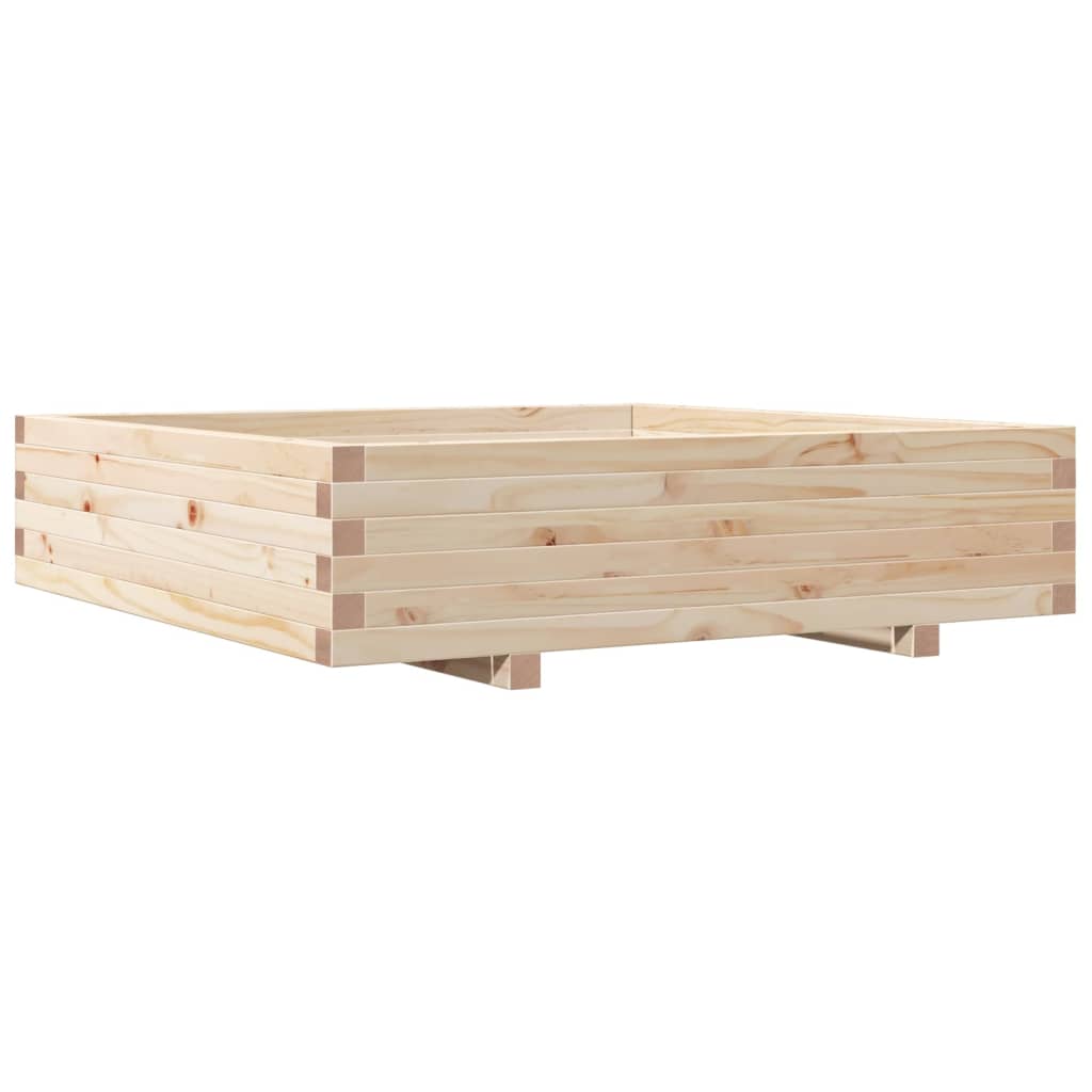 Odlingslåda 100X100X26,5 Cm Massivt Furuträ