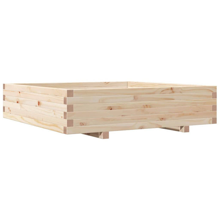 Odlingslåda 100X100X26,5 Cm Massivt Furuträ