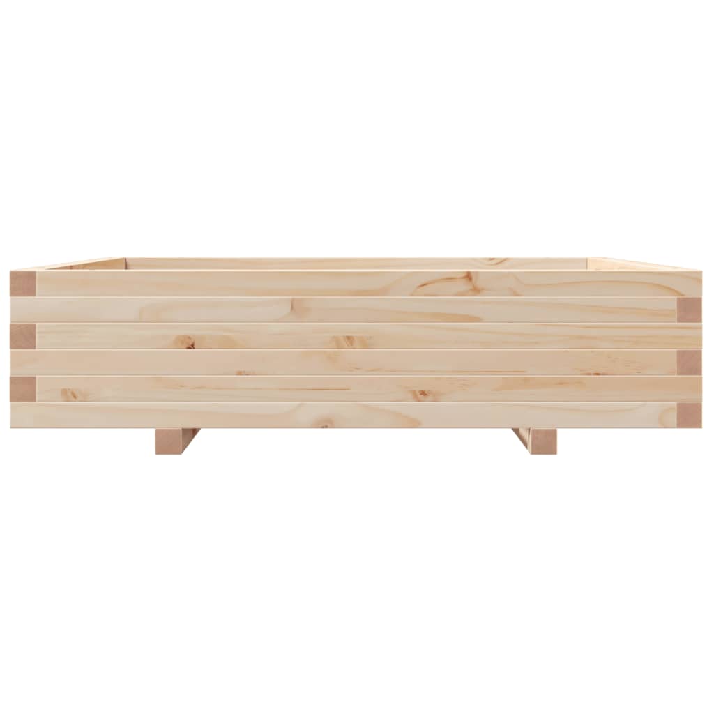 Odlingslåda 100X100X26,5 Cm Massivt Furuträ