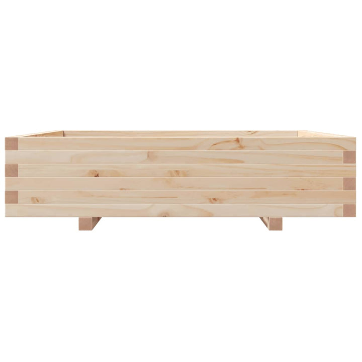 Odlingslåda 100X100X26,5 Cm Massivt Furuträ