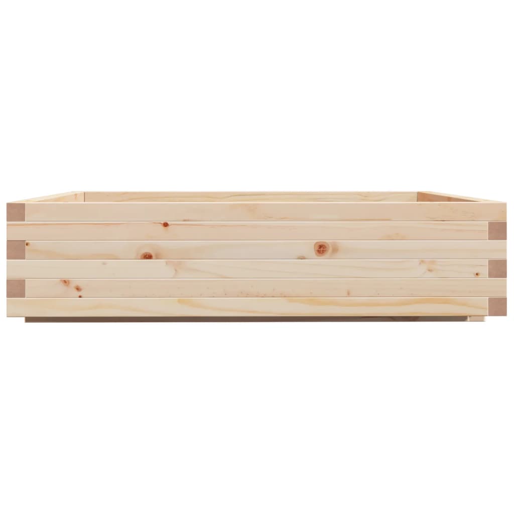 Odlingslåda 100X100X26,5 Cm Massivt Furuträ