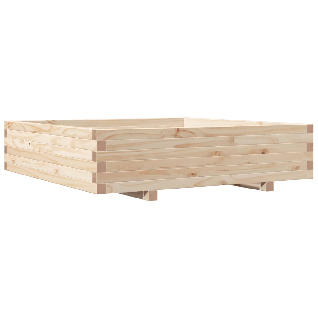 Odlingslåda 100X100X26,5 Cm Massivt Furuträ