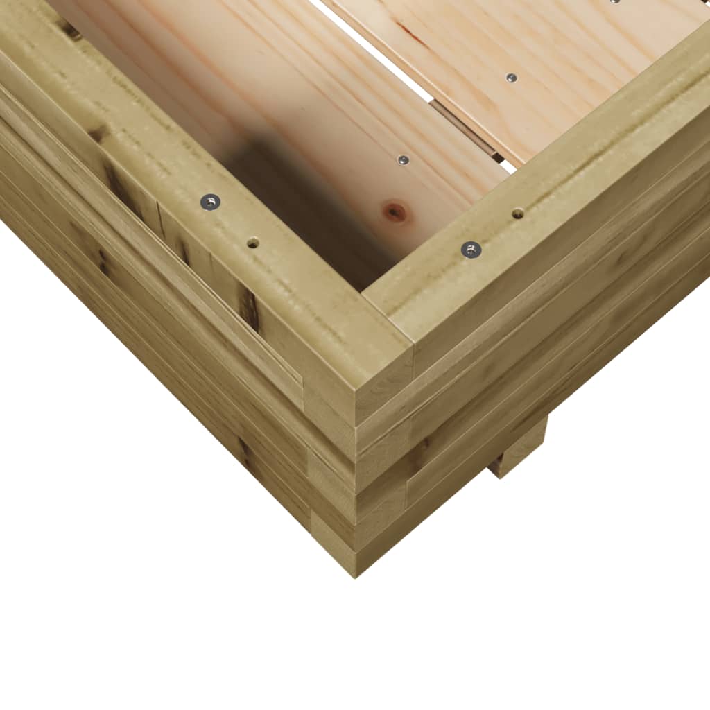 Odlingslåda 100X100X26,5 Cm Impregnerat Furu