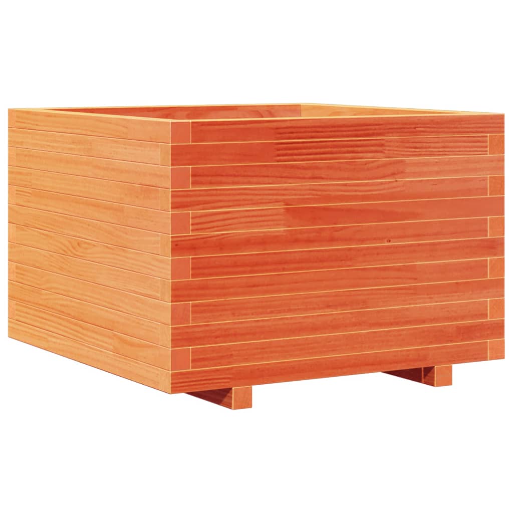 Odlingslåda Vaxbrun 70X70X49,5 Cm Massiv Furu