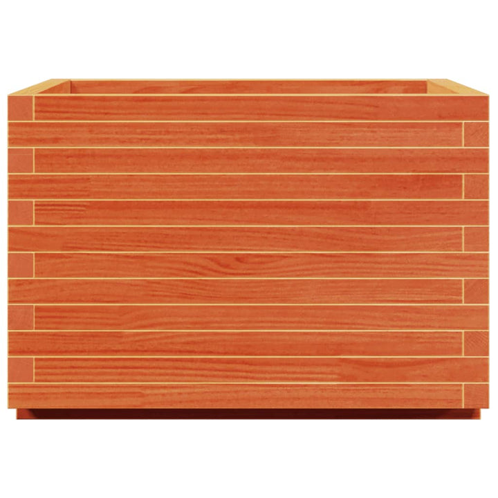 Odlingslåda Vaxbrun 70X70X49,5 Cm Massiv Furu