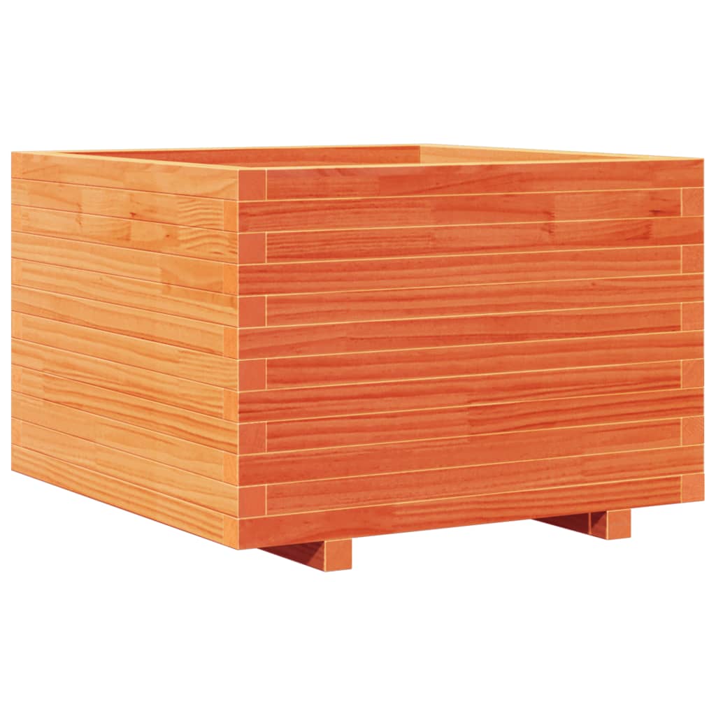Odlingslåda Vaxbrun 70X70X49,5 Cm Massiv Furu