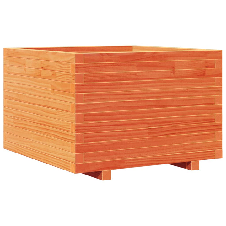 Odlingslåda Vaxbrun 70X70X49,5 Cm Massiv Furu