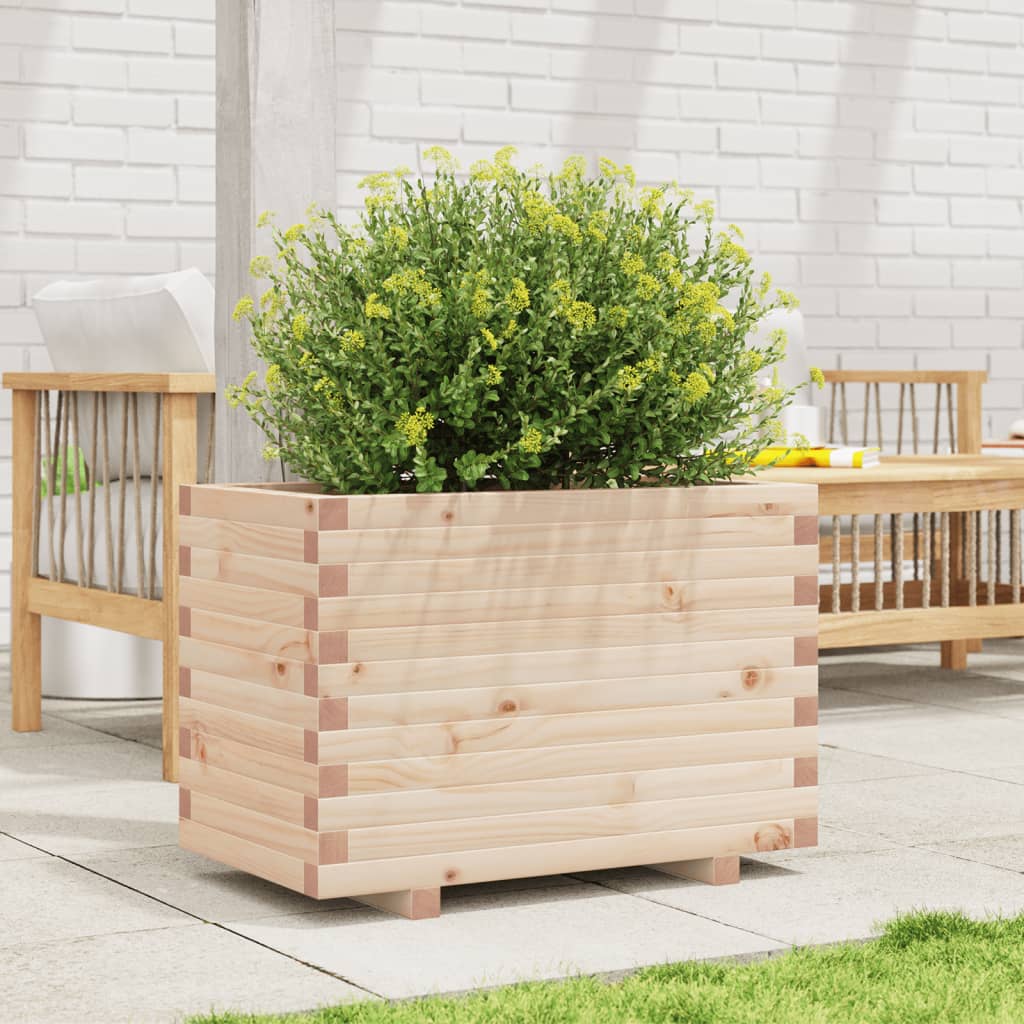 Odlingslåda 70X40X49,5 Cm Massivt Furuträ