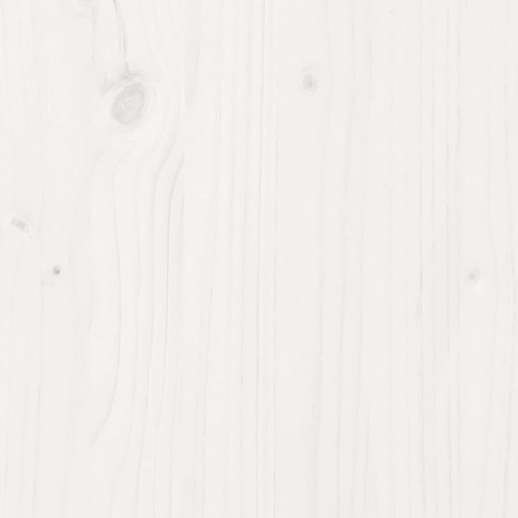 Odlingslåda Vit 70X40X49,5 Cm Massiv Furu