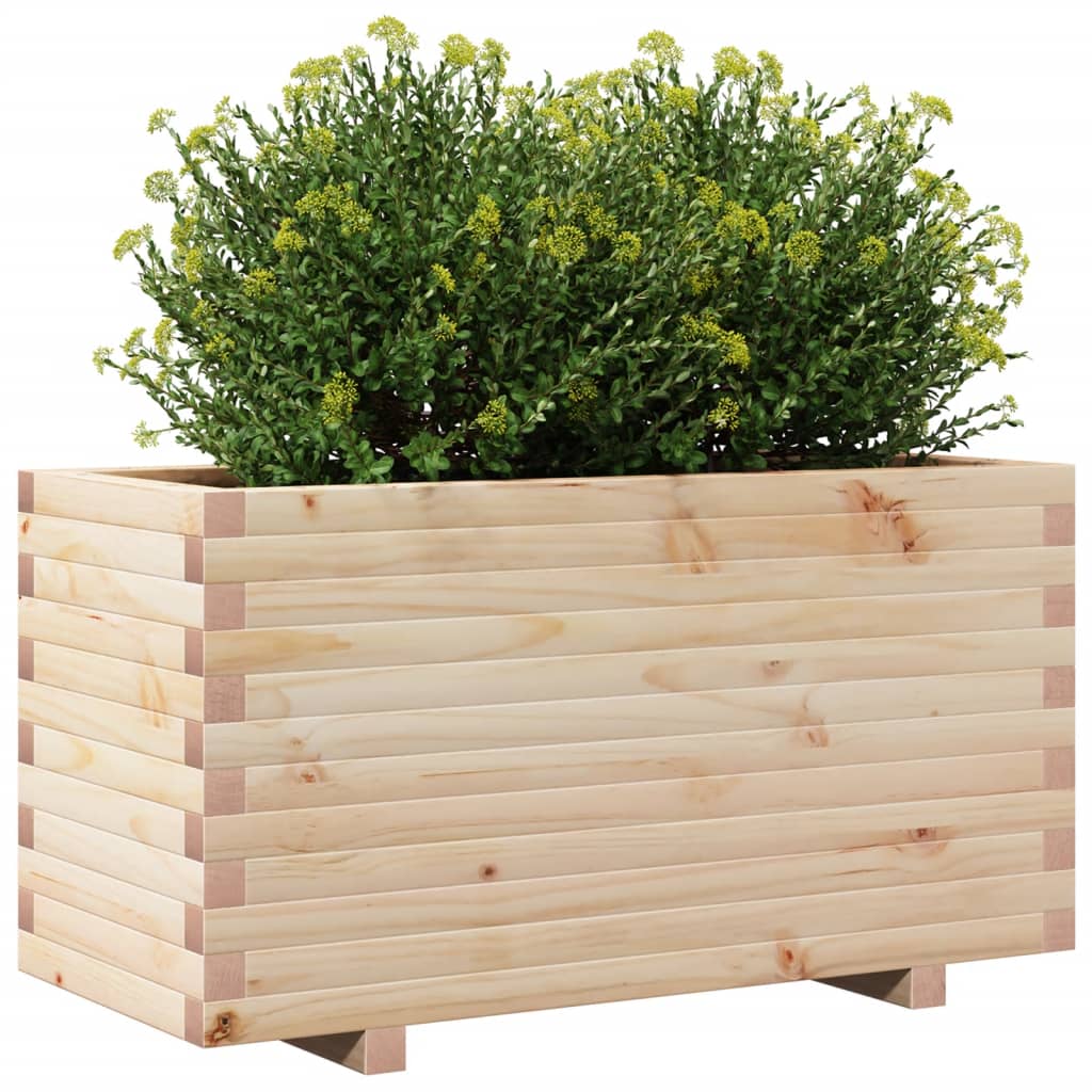 Odlingslåda 90X40X49,5 Cm Massivt Furuträ