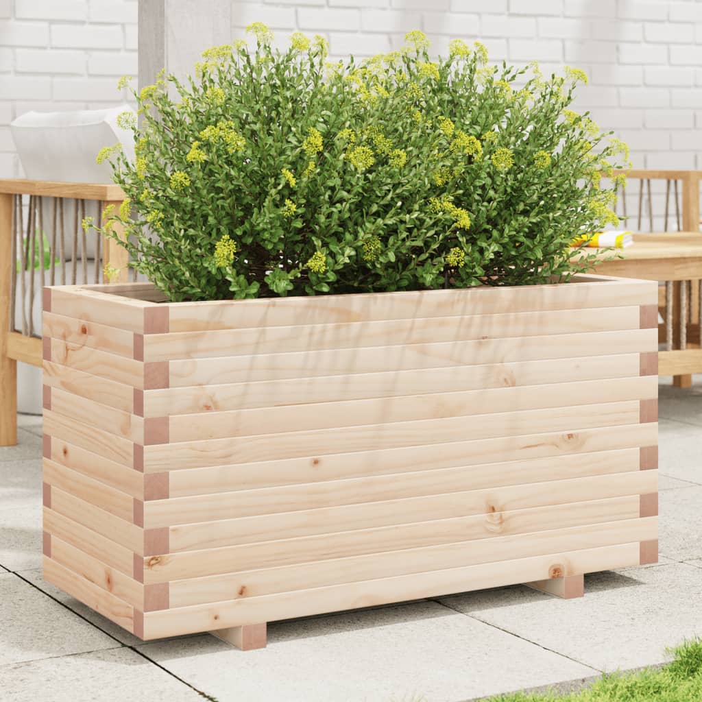 Odlingslåda 90X40X49,5 Cm Massivt Furuträ
