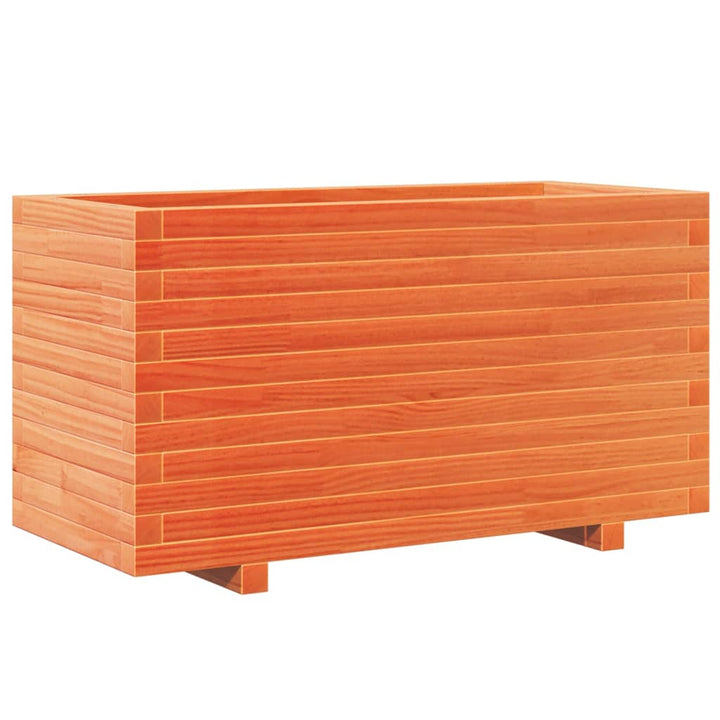 Odlingslåda Vaxbrun 90X40X49,5 Cm Massiv Furu