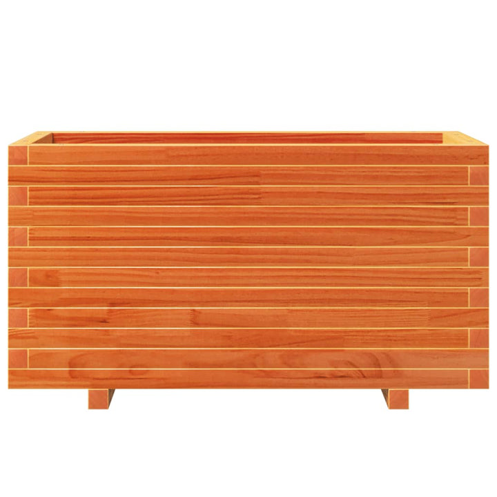 Odlingslåda Vaxbrun 90X40X49,5 Cm Massiv Furu