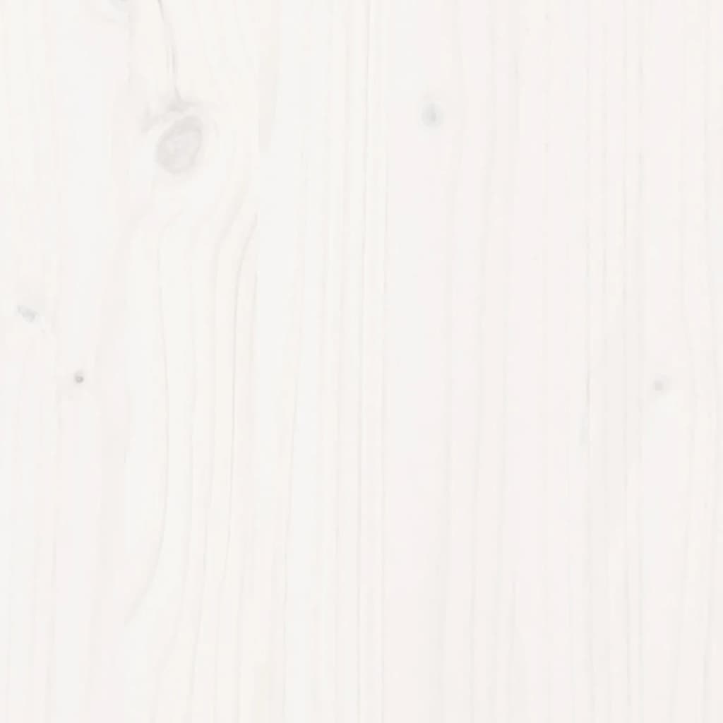 Odlingslåda Vit 110X40X49,5 Cm Massiv Furu