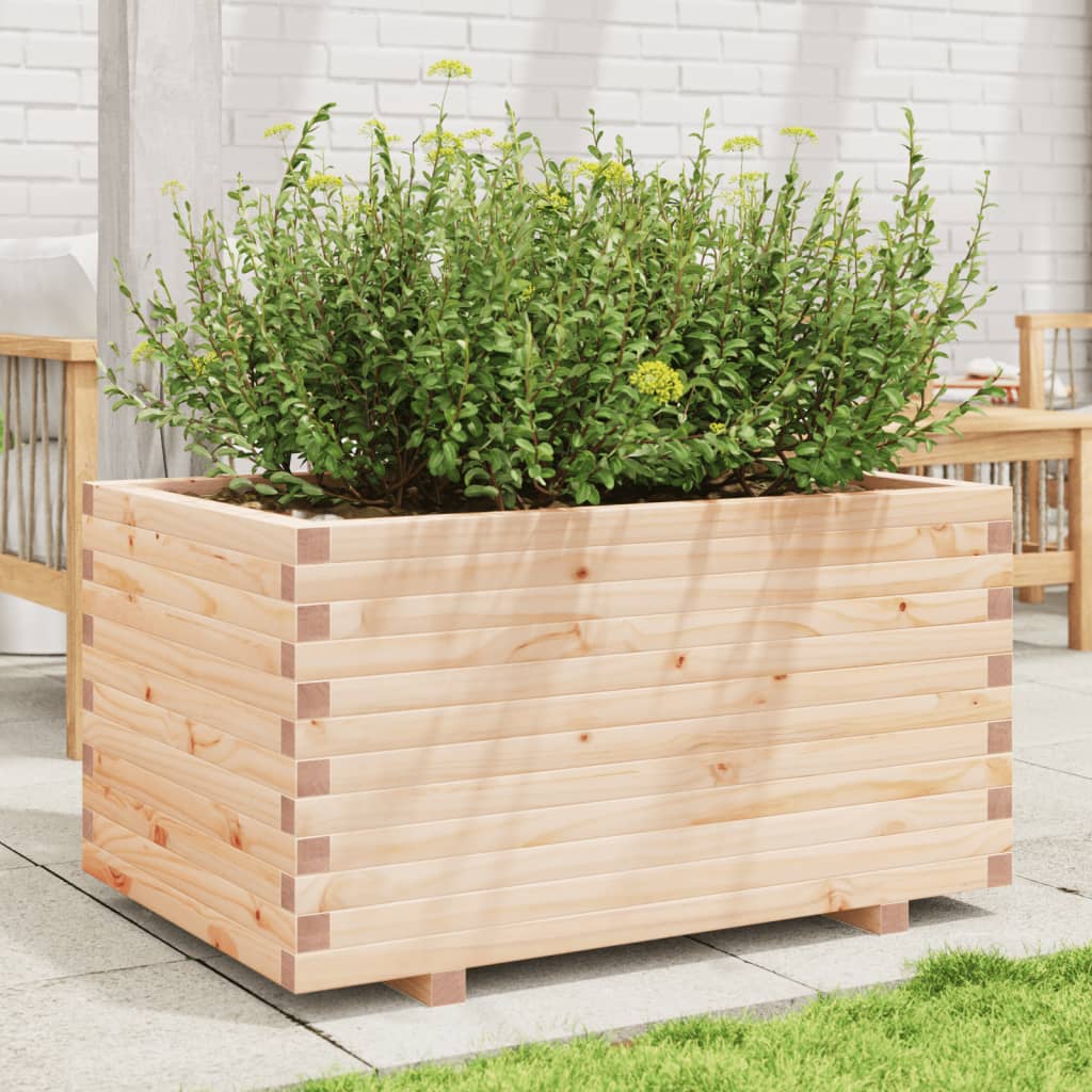 Odlingslåda 90X60X49,5 Cm Massivt Furuträ