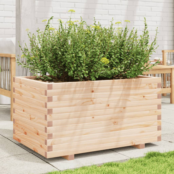Odlingslåda 90X60X49,5 Cm Massivt Furuträ