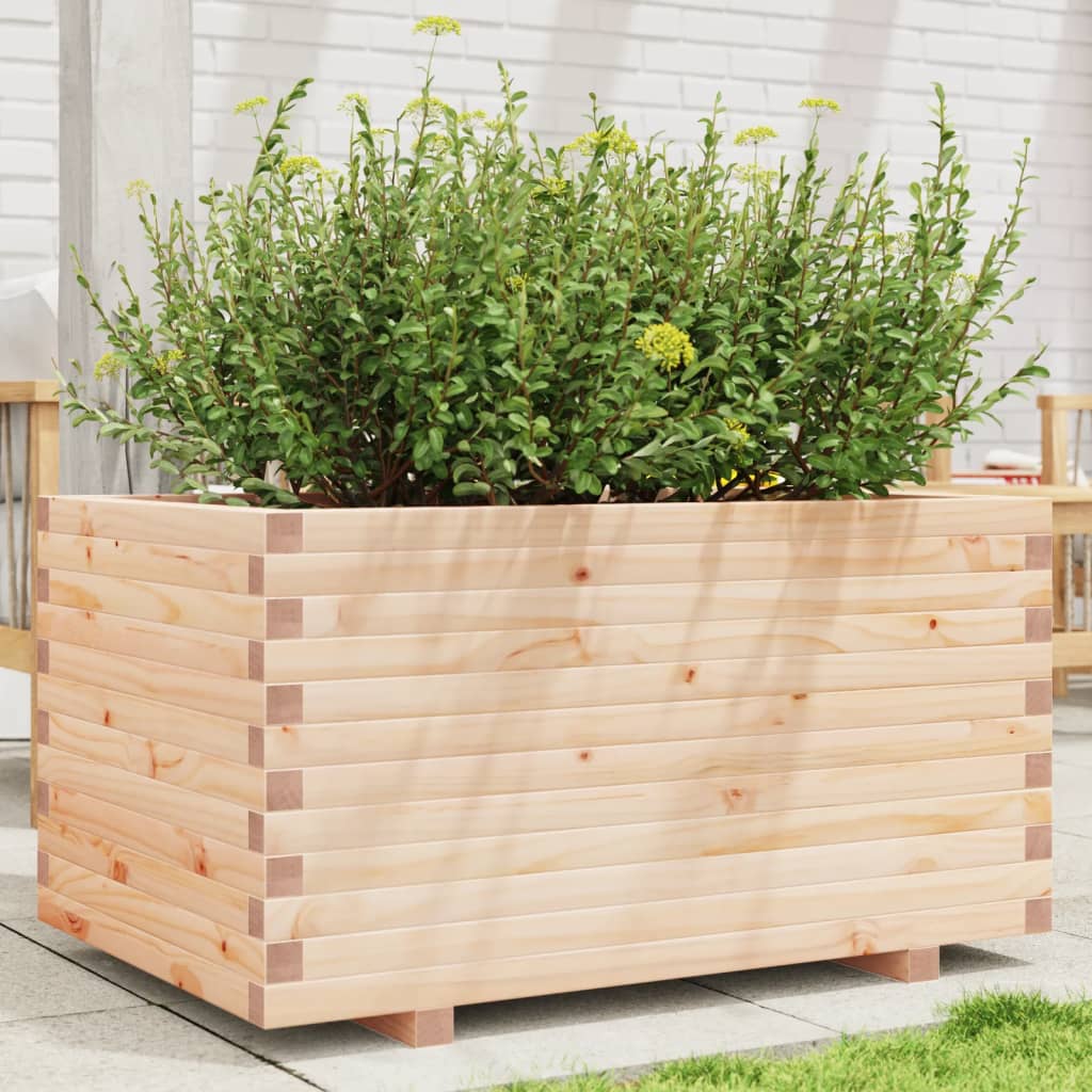 Odlingslåda 90X60X49,5 Cm Massivt Furuträ