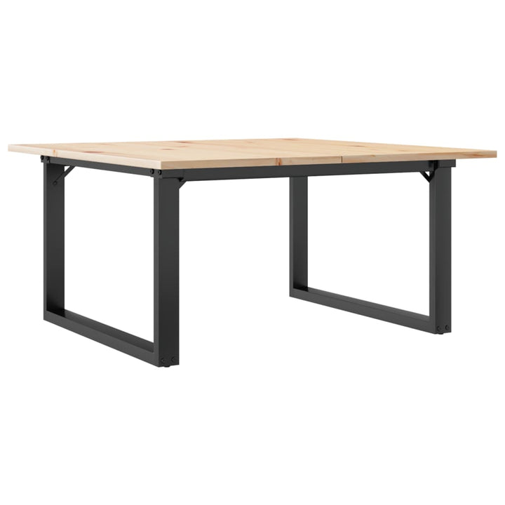 Soffbord Massiv Furu Och Stål