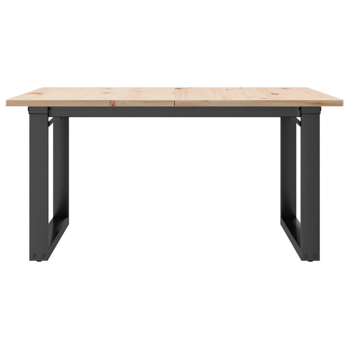 Soffbord Massiv Furu Och Stål