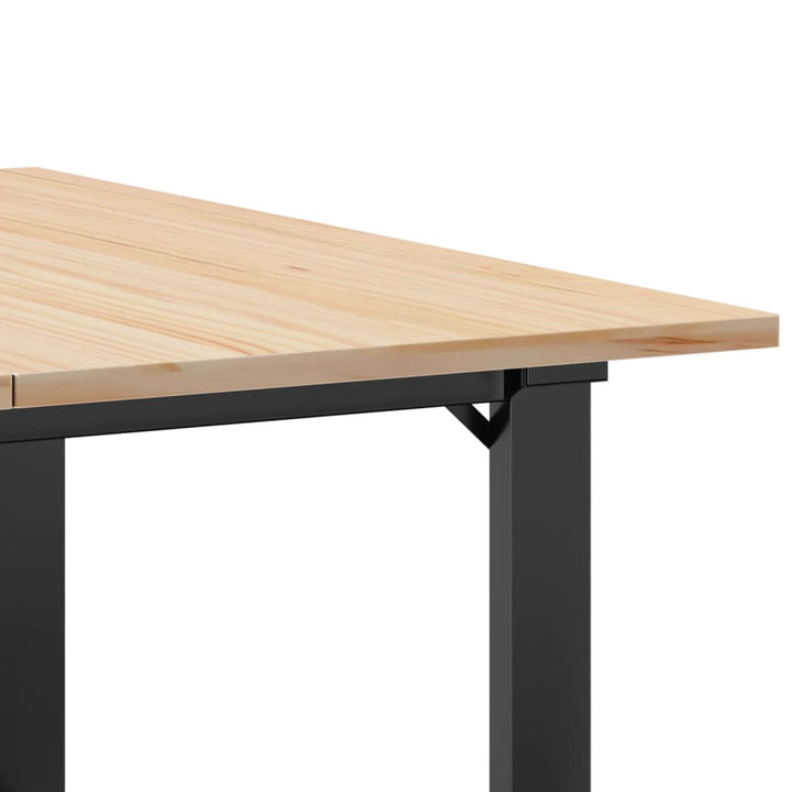 Soffbord Massiv Furu Och Stål