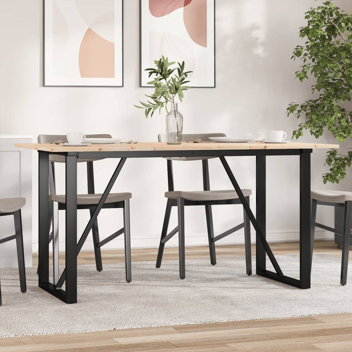 Soffbord Massiv Furu Och Stål