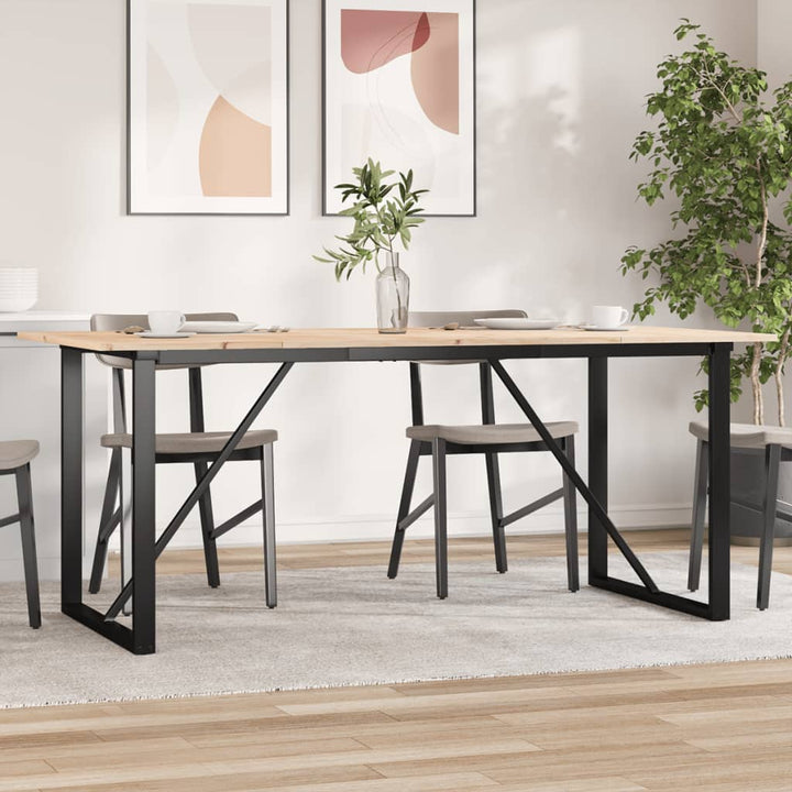 Soffbord Massiv Furu Och Stål