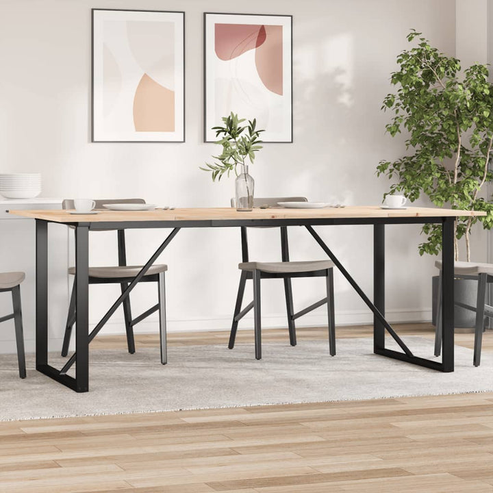 Soffbord Massiv Furu Och Stål