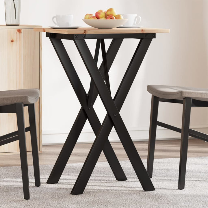 Soffbord Massiv Furu Och Stål