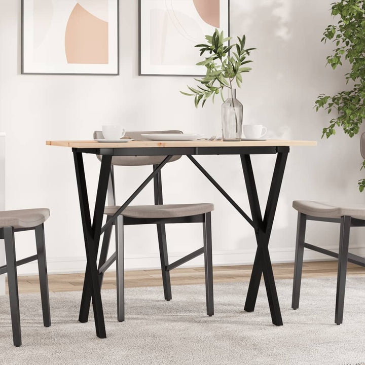 Soffbord Massiv Furu Och Stål