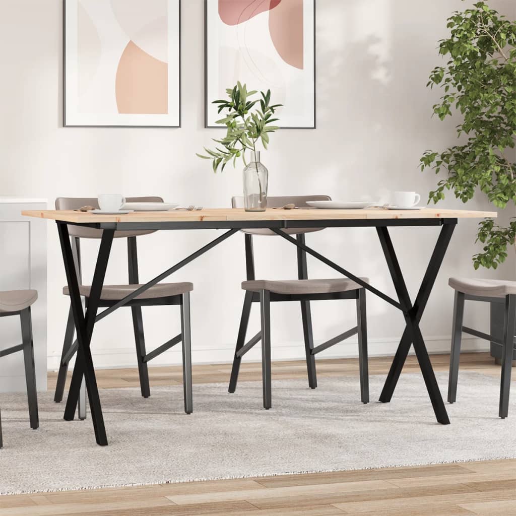 Soffbord Massiv Furu Och Stål