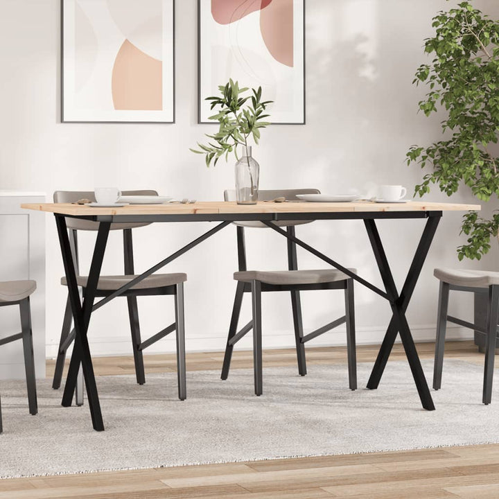Soffbord Massiv Furu Och Stål