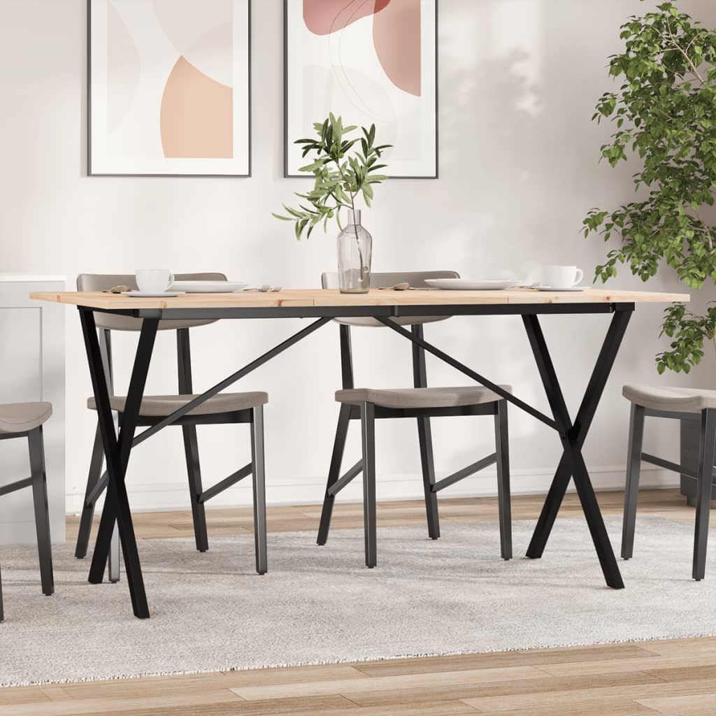 Soffbord Massiv Furu Och Stål