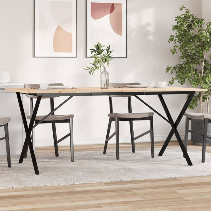 Soffbord Massiv Furu Och Stål