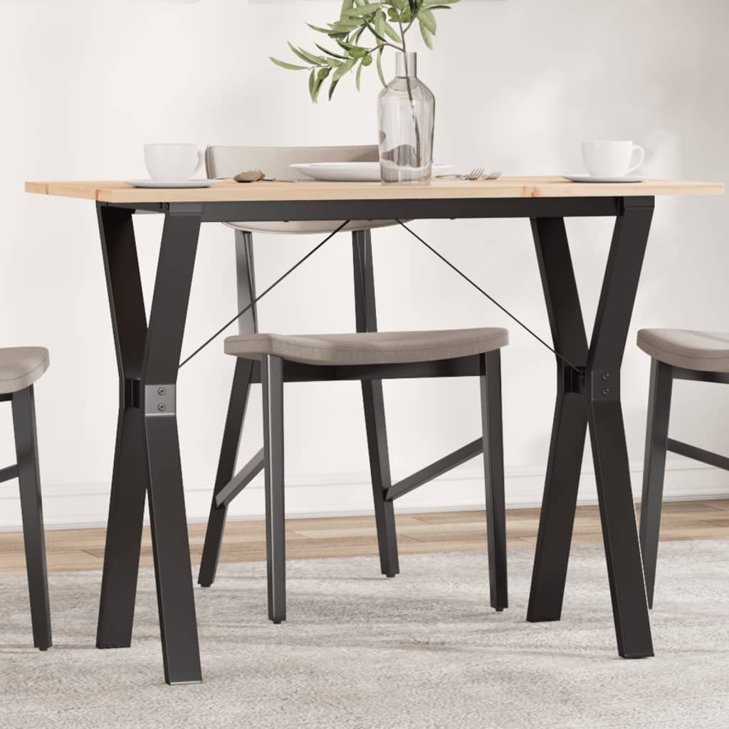 Soffbord Massiv Furu Och Stål
