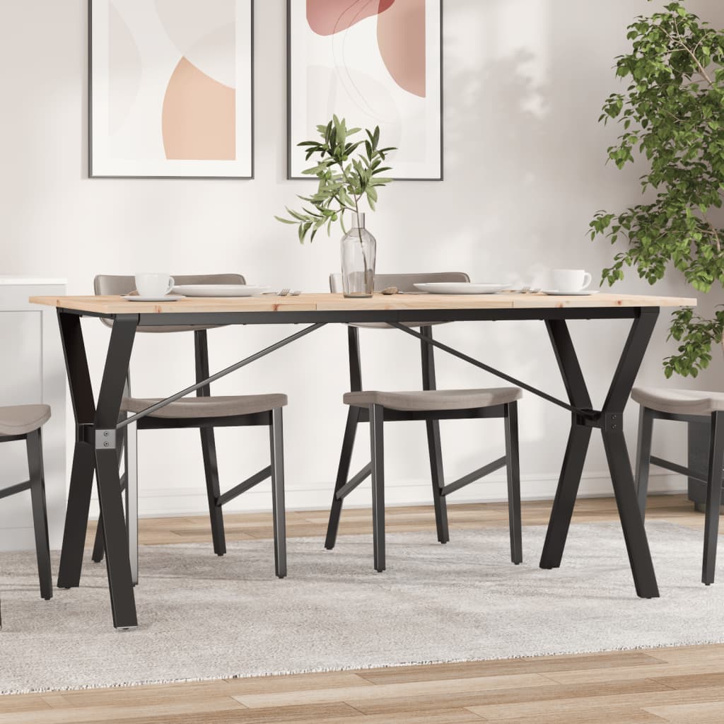 Soffbord Massiv Furu Och Stål