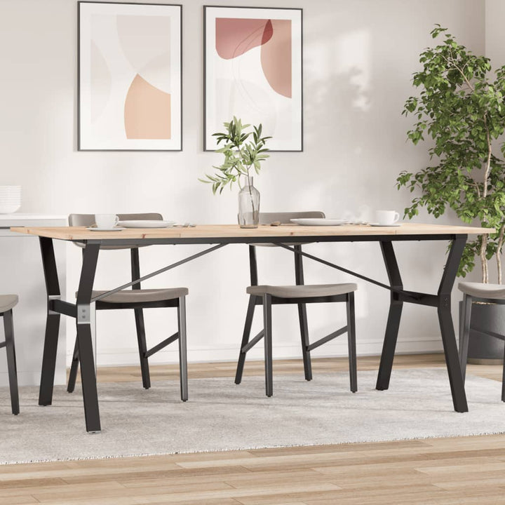 Soffbord Massiv Furu Och Stål