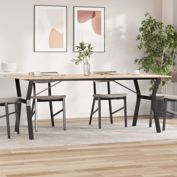 Soffbord Massiv Furu Och Stål