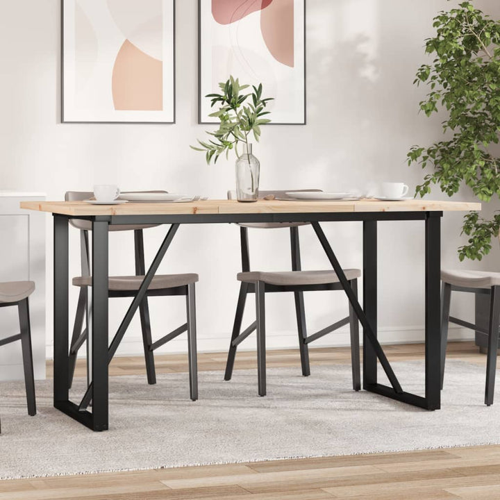 Soffbord Massiv Furu Och Stål