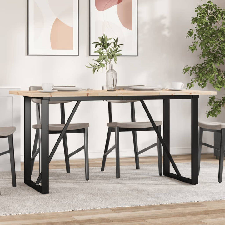 Soffbord Massiv Furu Och Stål