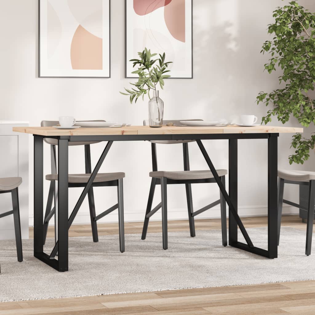 Soffbord Massiv Furu Och Stål