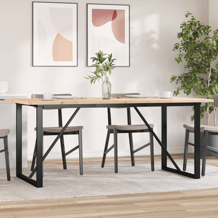 Soffbord Massiv Furu Och Stål