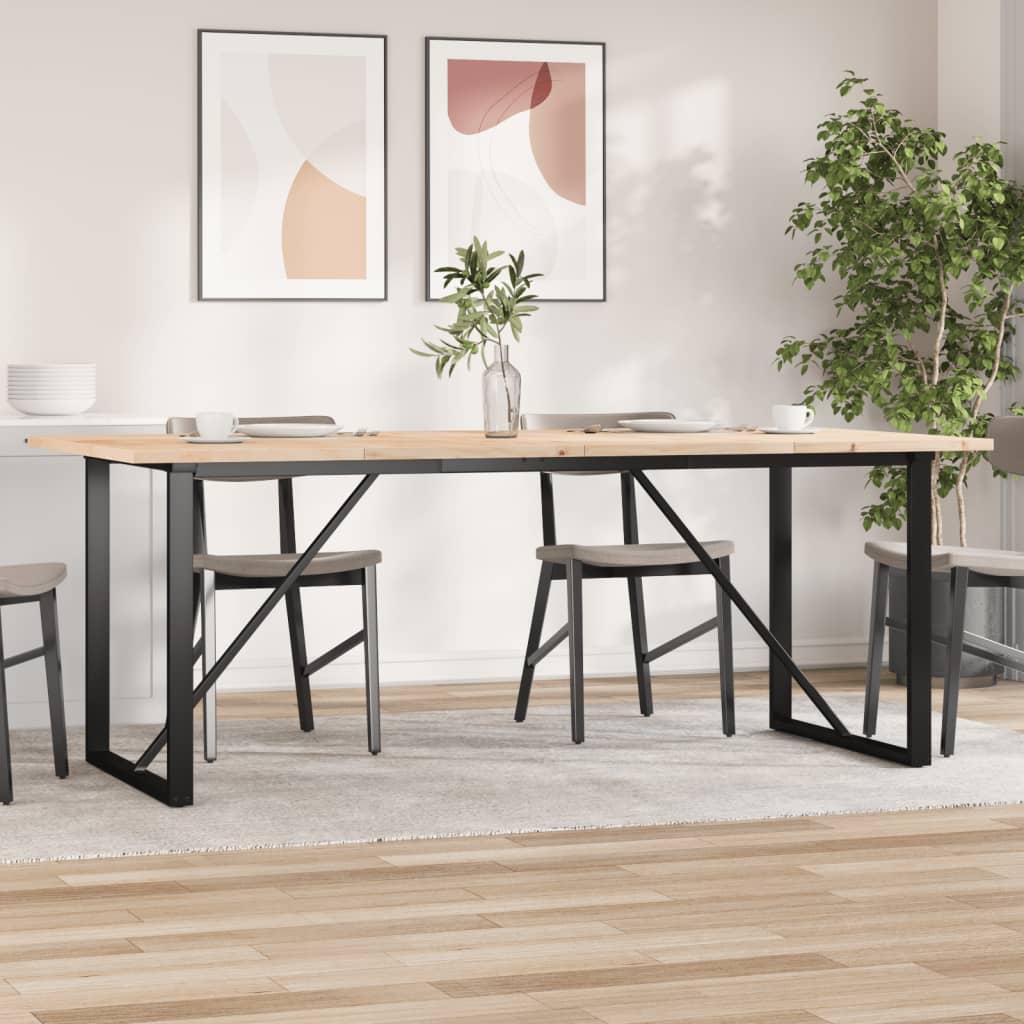Soffbord Massiv Furu Och Stål