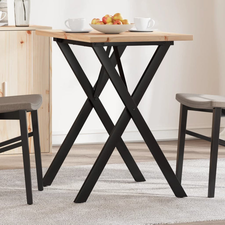 Soffbord Massiv Furu Och Stål