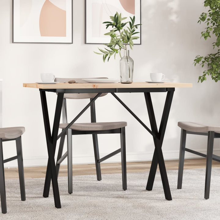 Soffbord Massiv Furu Och Stål