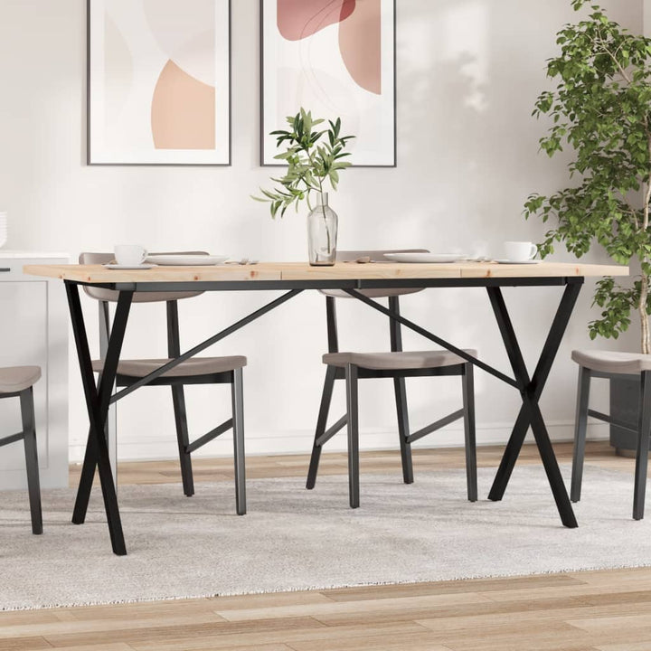 Soffbord Massiv Furu Och Stål