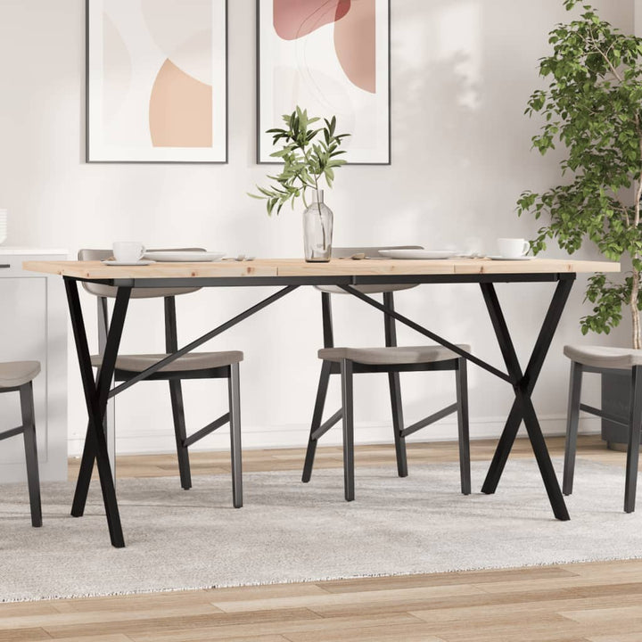 Soffbord Massiv Furu Och Stål