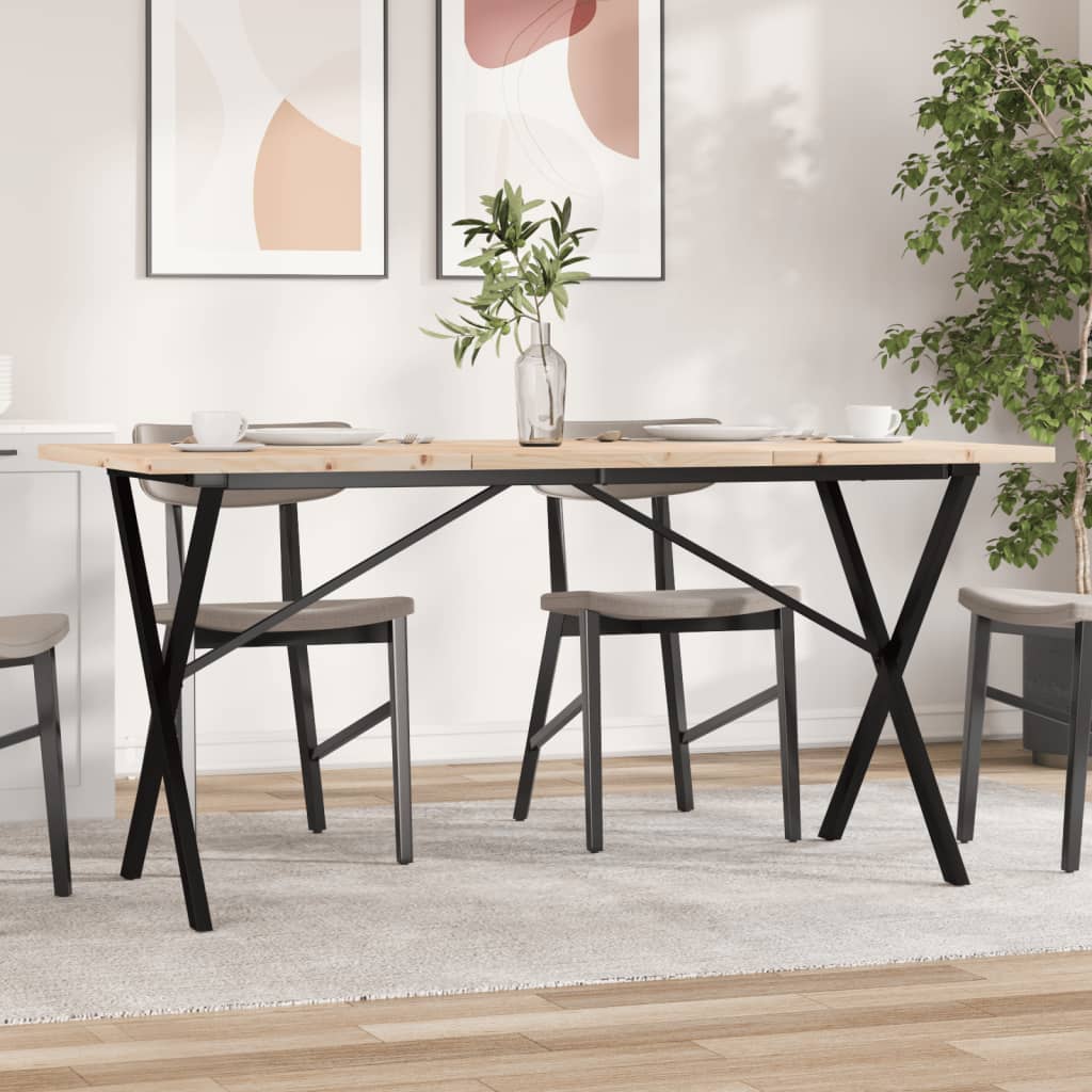 Soffbord Massiv Furu Och Stål