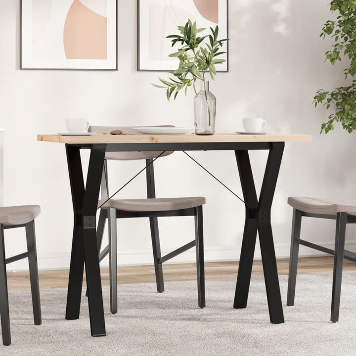 Soffbord Massiv Furu Och Stål