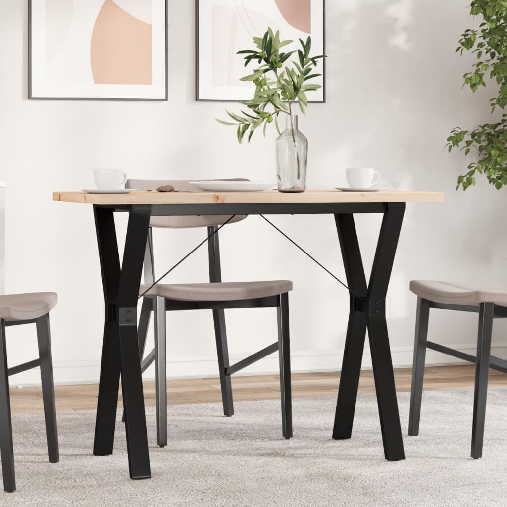 Soffbord Massiv Furu Och Stål