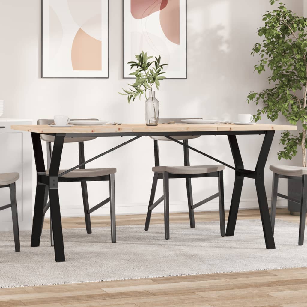 Soffbord Massiv Furu Och Stål